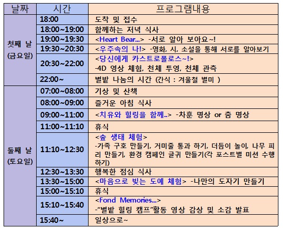일정